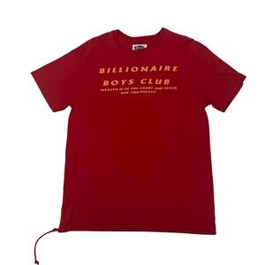 Billionaire Boys Club Red Short Sleeve Tee